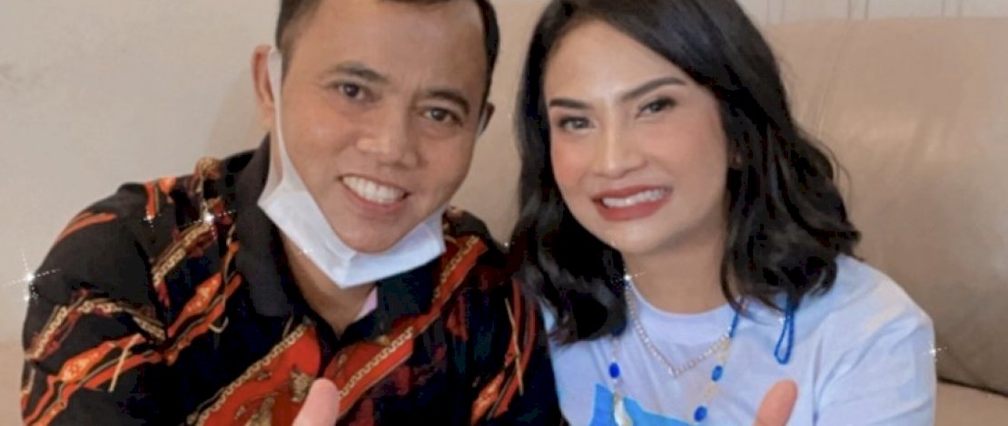 Potret Haji Faisal dan Almarhumah Vanessa Angel.