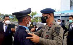 Begini Danyon Brimob Bone Beri Motivasi Taruna Poltek KP di Upacara Pelantikan