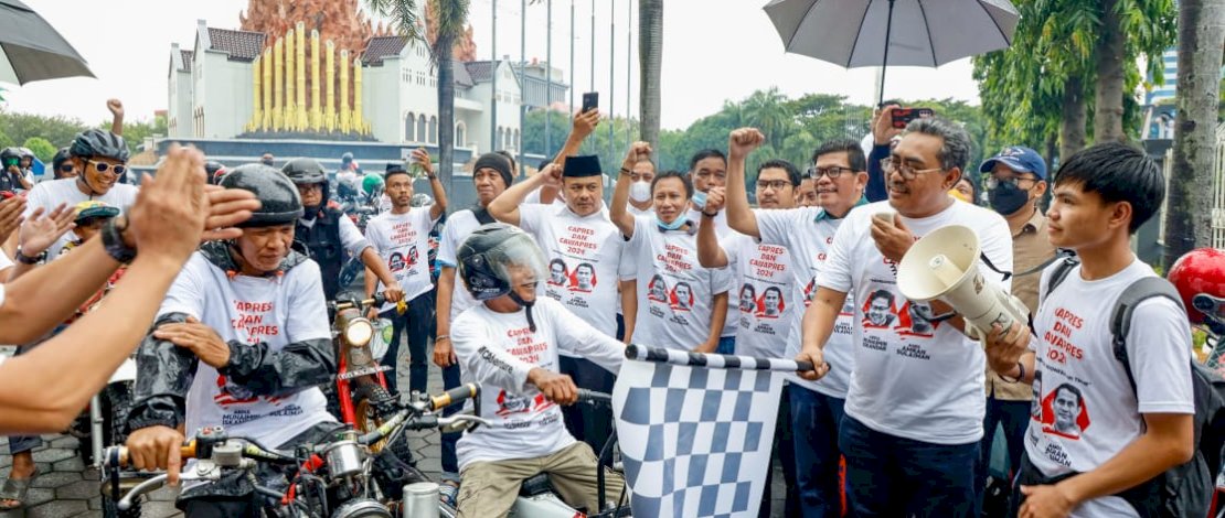 Kesatuan Pemuda Indonesia (KPI) Sulawesi Selatan (Sulsel) mendeklarasikan Abdul Muhaimin Iskandar (Gus Muhaimin) dan Andi Amran Sulaiman sebagai pasangan Capres/Cawapres 2024/Ist
