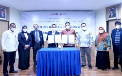 Unibos dan Universitas Bina Darma Teken MoU