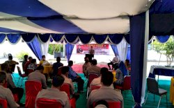 Kapolres Luwu Utara Kunker ke Polsek Sabbang, IPTU Junaedi Sampaikan Capaian Vaksinasi Covid-19