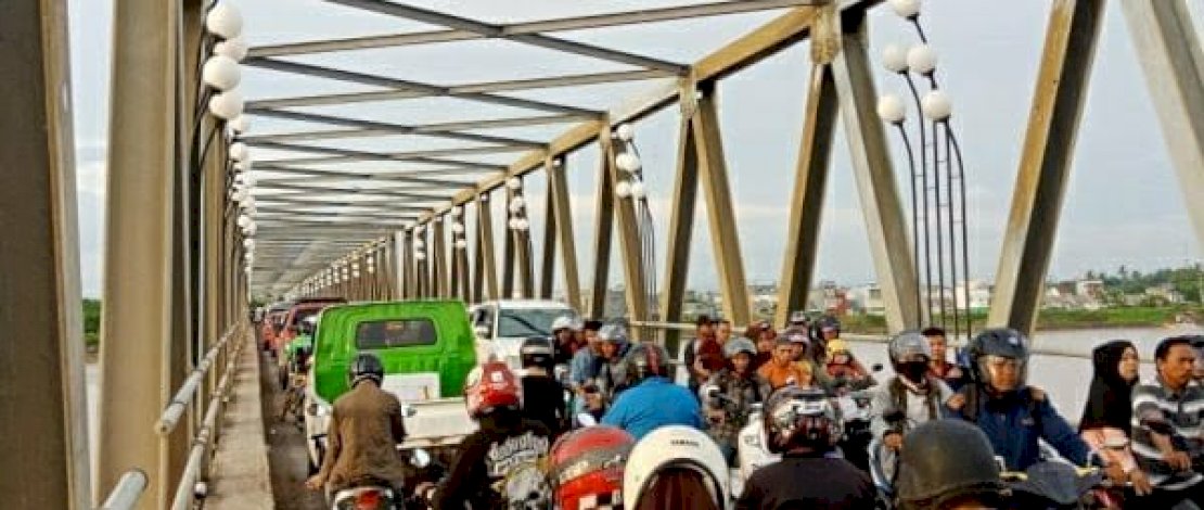 Pemkot Makassar berencana memperlebar Jembatan Barombong pada 2023 tahun depan/Ist