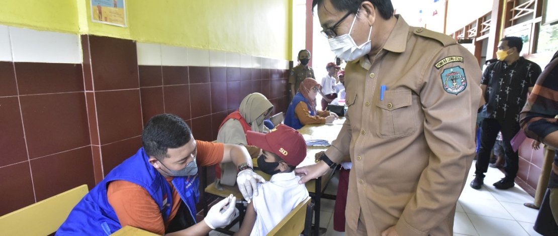 Kejar PTM Siswa 50%, Lutra Genjot Vaksinasi Tahap 2
