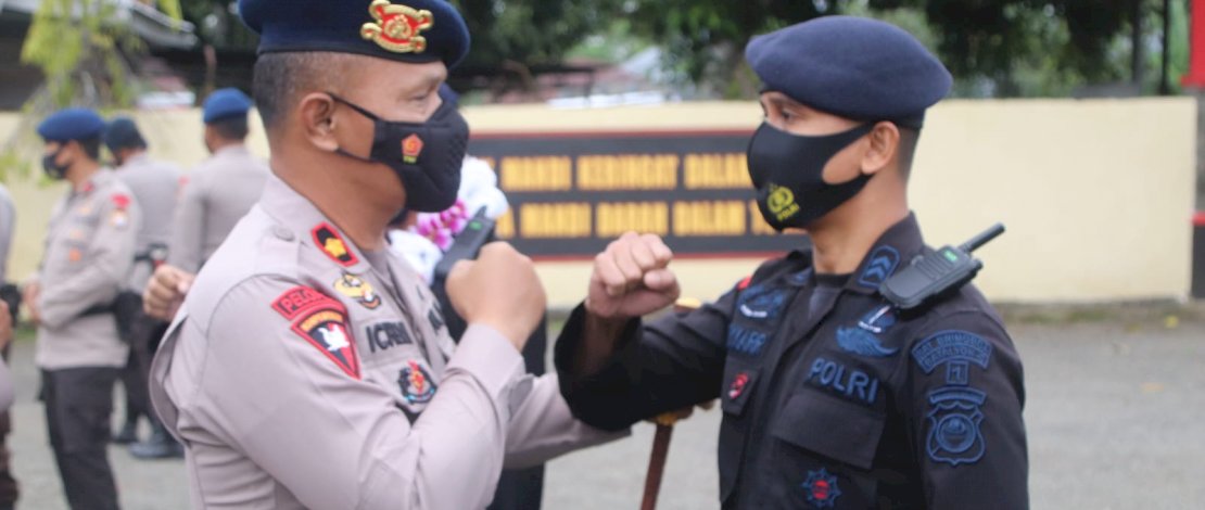Misi di Bumi Cendrawasih Usai, 1 SST Brimob Bone Kembali Ke Mako