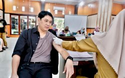 Libatkan Keluarga Pegawai, Kejari Luwu Utara Gelar Vaksinasi Booster 