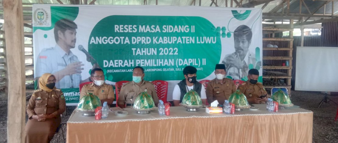 Anggota Dewan Perwakilan Rakyat Daerah (DPRD) Kabupaten Luwu, F-PPP, Andi Muhammad Arfan Basmin, SH, menggelar Reses/Ist
Anggota Dewan Perwakilan Rakyat Daerah (DPRD) Kabupaten Luwu, F-PPP, Andi Muhammad Arfan Basmin, SH, menggelar Reses/Ist