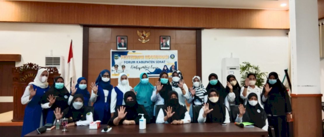 Forum Kabupaten Kota Sehat (KKS) Kabupaten Luwu melakukan Rapat Forum Koordinasi /Ist