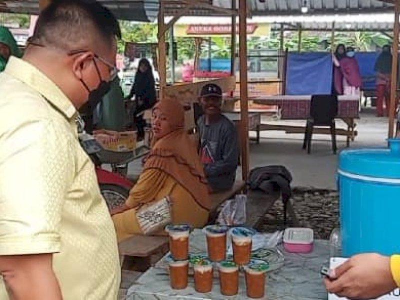 Usai Reses, Muhammad Fauzi Sambangi Pasar BUMDes Desa Rawamangun Luwu Utara