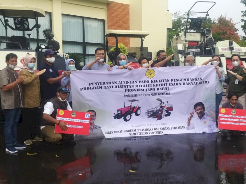 Booster Kemajuan Pertanian Jawa Barat, Kementan Gerak Cepat Kucurkan Taxi Alsintan