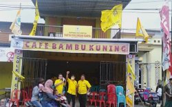 Support UMKM, Golkar Launching Caffe Bambu Kuning 