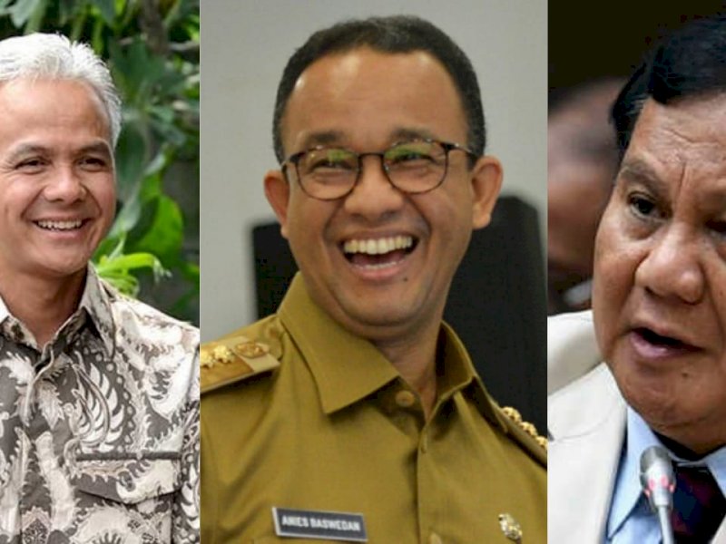 Survei SMRC: Ganjar Terunggul, Anies-Prabowo Bersaing Ketat