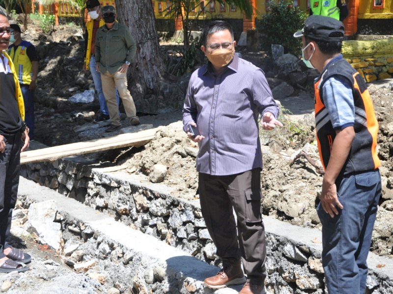 Anggota Komisi V DPR Muhammad Fauzi Serap Aspirasi Pekerja Drainase di Luwu Timur