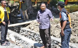 Anggota Komisi V DPR Muhammad Fauzi Serap Aspirasi Pekerja Drainase di Luwu Timur