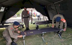 Angin Kencang Rusak Dua Rumah, Brimob Bone Gerak Cepat Bantu Korban