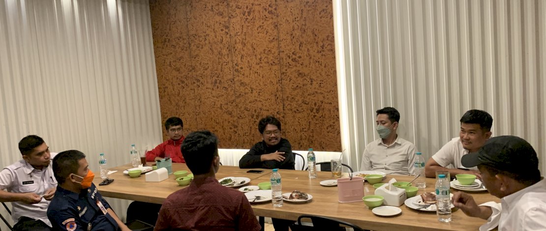 Pertemuan Prolog dan Stakeholder terkait di Rumah Makan Bandar Tuna, Rabu (3/3/2022).