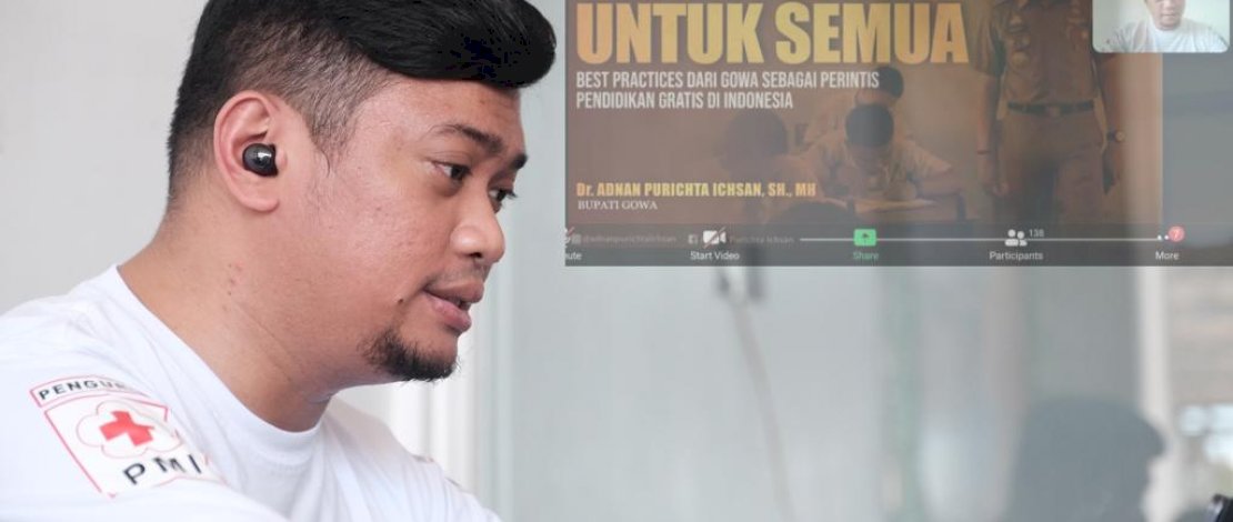 Bupati Gowa Paparkan Program Pendidikan Dalam Mubes IKA Unhas