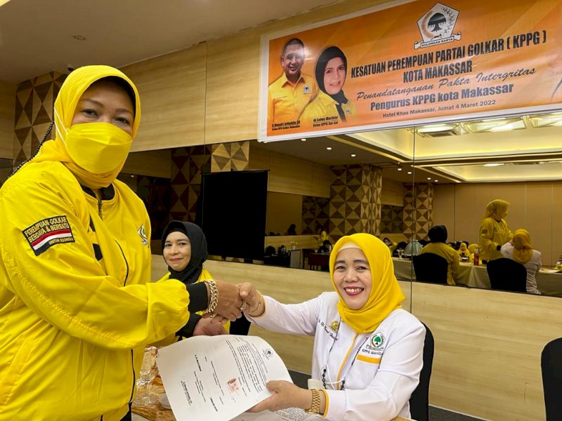 Kuatkan Visi Misi Partai, KPPG Makassar Tandatangani Pakta Integritas