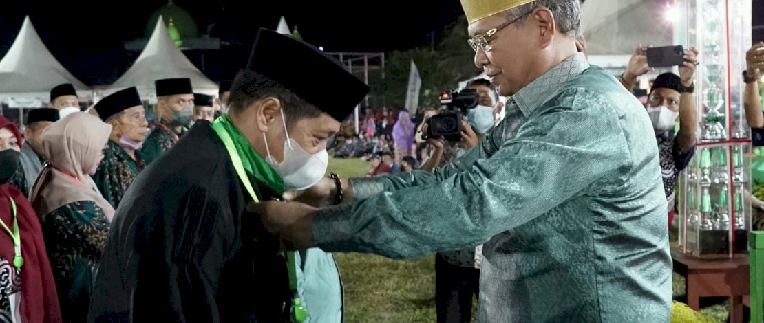 Foto :Bupati Luwu Dr. H. Basmin Mattayang, M.Pd membuka Musabaqah Tilawatil Qur'an XXXII tingkat Kabupaten Luwu.