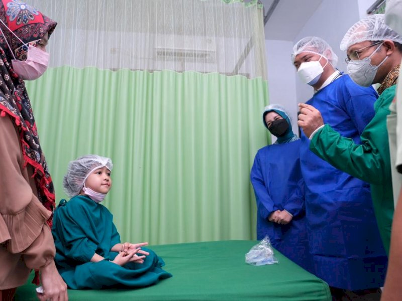 Lima Anak di Sulsel Ikut Operasi Gratis Celah Bibir Sumbing di Gowa 