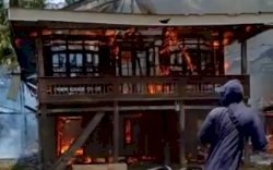 Diduga Korsleting Listrik, 3 Rumah Warga Hangus Dilalap Api