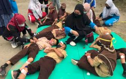 Yayasan Hadji Kalla Gelar Sosialisasi dan Simulasi Satuan Pendidikan Aman Bencana 