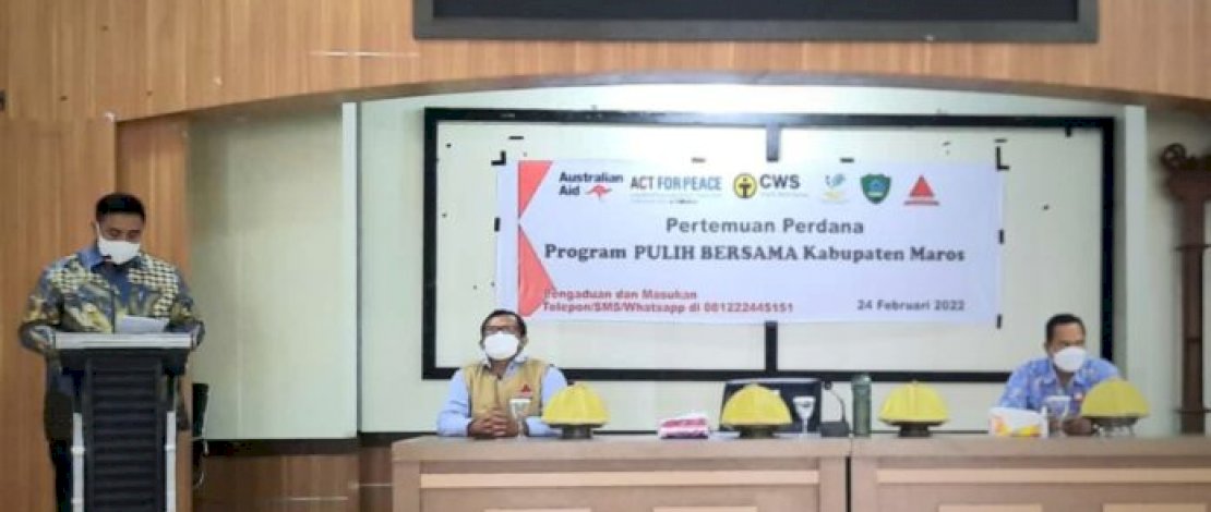 Bersama Inanta-CWS, Bupati Maros Luncurkan Program Pulih Bersama Mitigasi Covid-19 Bagi Kelompok Marginal