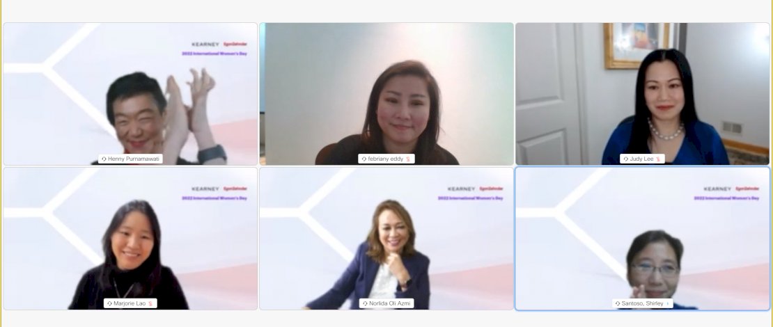 International Women's Day 2022 digelar secara onlines, Rabu (8/3/2022). International Women's Day 2022 digelar secara onlines, Rabu (8/3/2022).