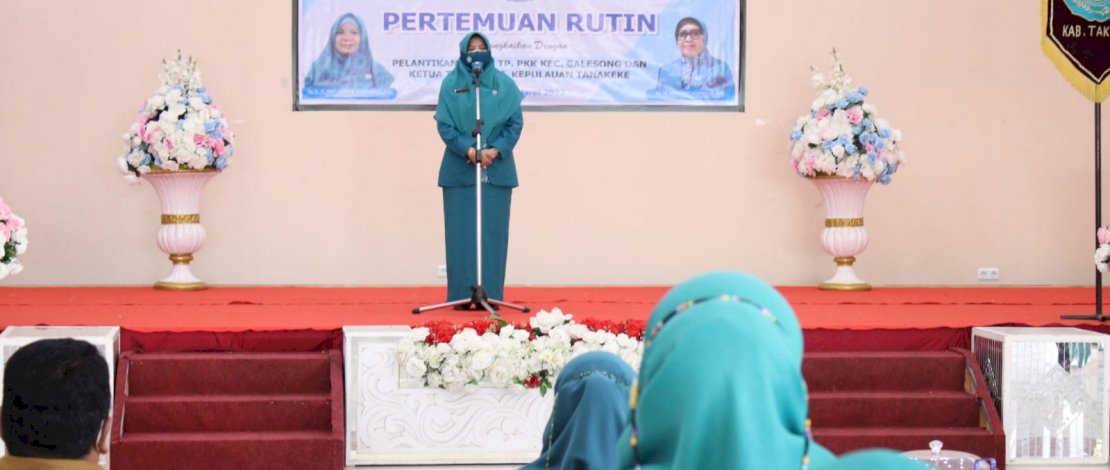 Ketua Tim Penggerak PKK Kabupaten Takalar, Irma Andriani /Ist Ketua Tim Penggerak PKK Kabupaten Takalar, Irma Andriani /Ist