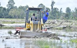 Wilayah Terdampak Banjir di Desa Radda Lutra Mulai Dibenahi