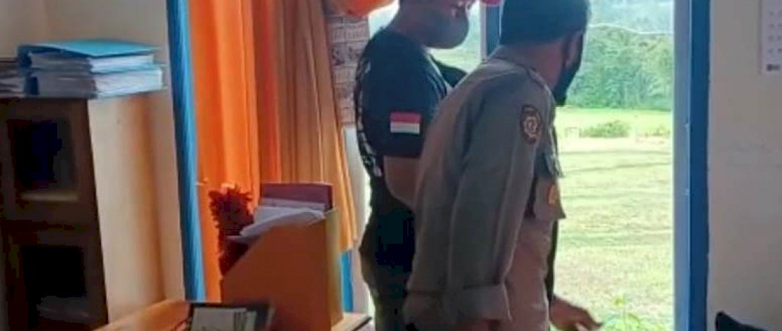 Kantor Kepala Desa Gattareng Kecamatan Salomekko Kabupaten Bone kemasukan maling/Ist