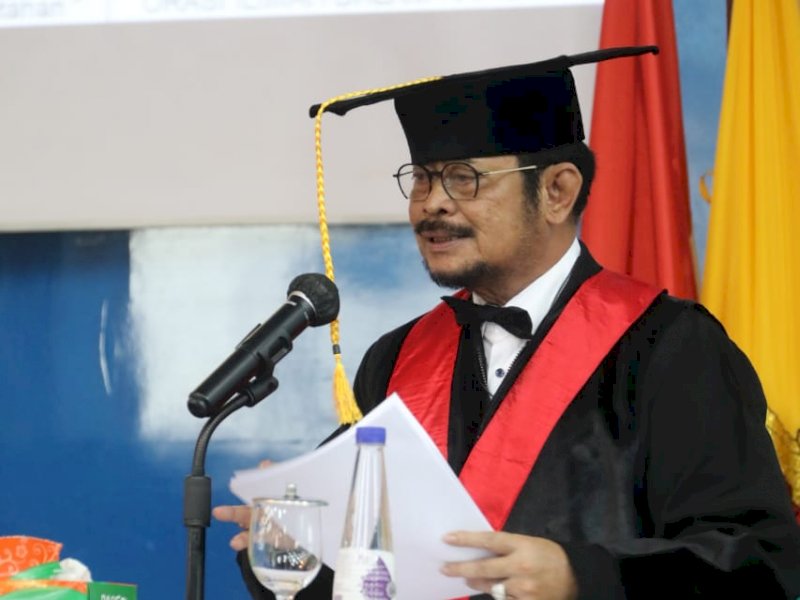 SYL Raih Gelar Profesor Kehormatan, Rektor Unhas Beberkan Alasannya