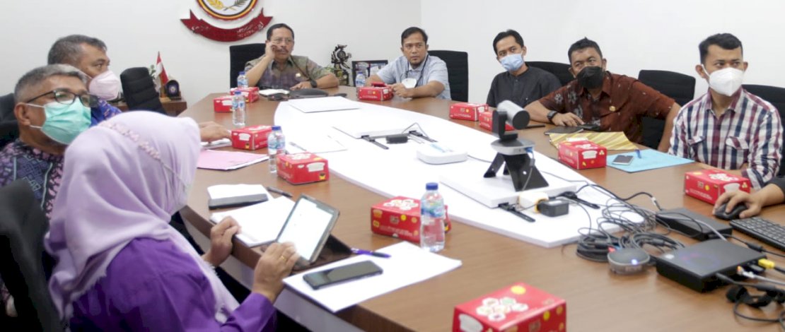 Sambut Ramadan, Sekda Kota Makasar Ikuti Rakor Kestabilan Harga