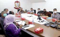 Sambut Ramadan, Sekda Kota Makasar Ikuti Rakor Kestabilan Harga