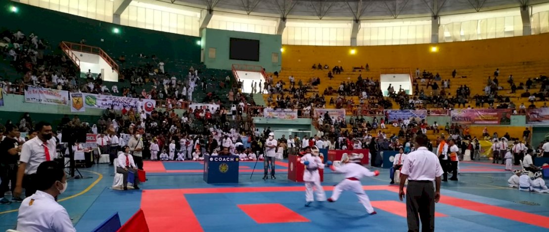 Karateka dari 22 Kab/Kota Panaskan Persaingan Kejurda Karate Sulsel