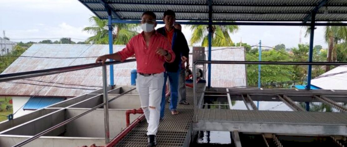 PDAM Kota Makassar Bersihkan Pulsator di IPA II Panaikang