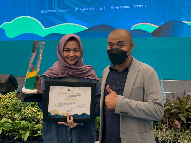 Jurnalis Bukamatanews Sabet Juara 3 di JWPC Vale Indonesia 