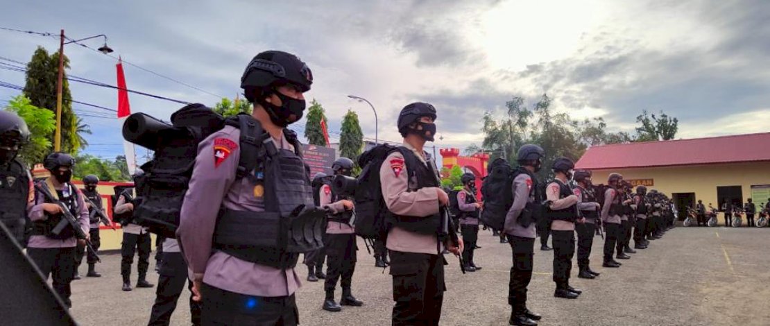 Pimpin Apel Kesiapsiagaan, Ini Atensi Danyon Brimob Bone ke Anggotanya