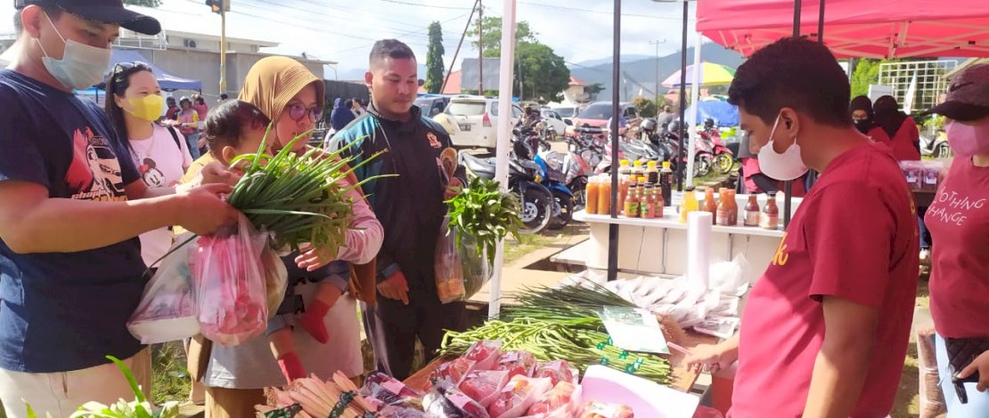 Kampanyekan Pentingnya Konsumsi Pangan Sehat, Vale Indonesia Dukung Program Pasar Organik BUMDESMA