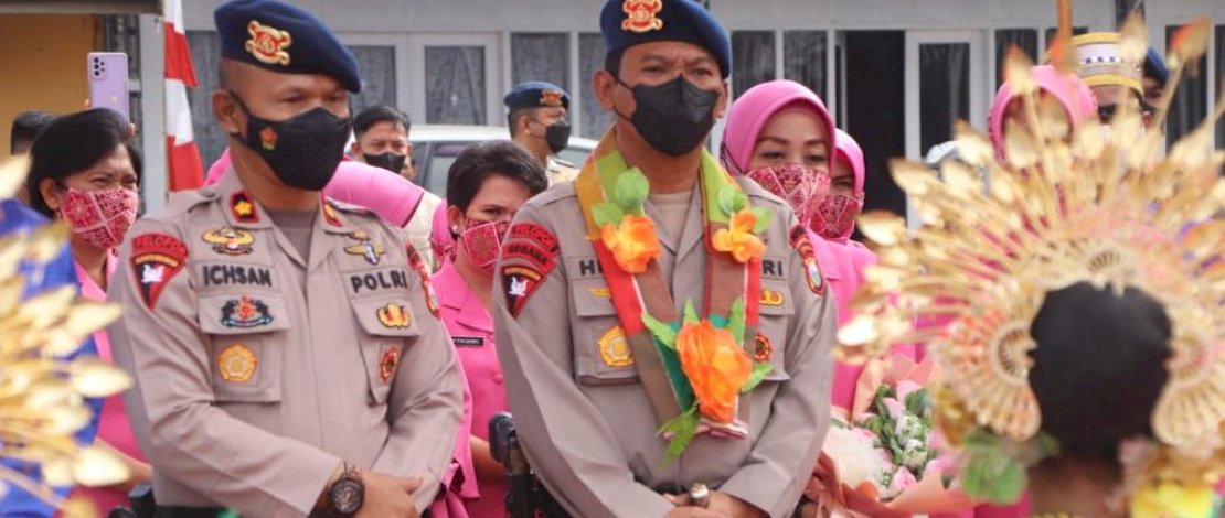 Perdana!! Dansat Brimob Sulsel Kunker ke Batalyon C Pelopor Bone, Ini Penekanannya
