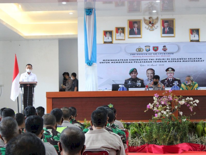 Dampingi kunjungan Kapolda di Takalar, Bupati Syamsari harap Kantibmas semakin Kondusif 