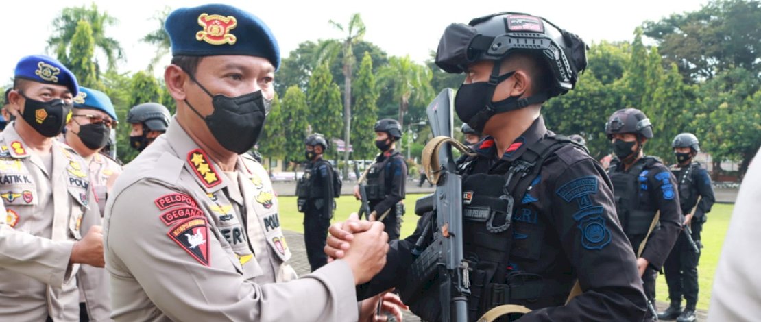 5 Bulan di Papua, 1 SST Brimob Bone Kembali ke Mako