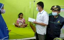 Anak Yatim Piatu Penderita Tumor Abdomen di Sinjai dapat bantuan 10 juta dari Kemensos RI