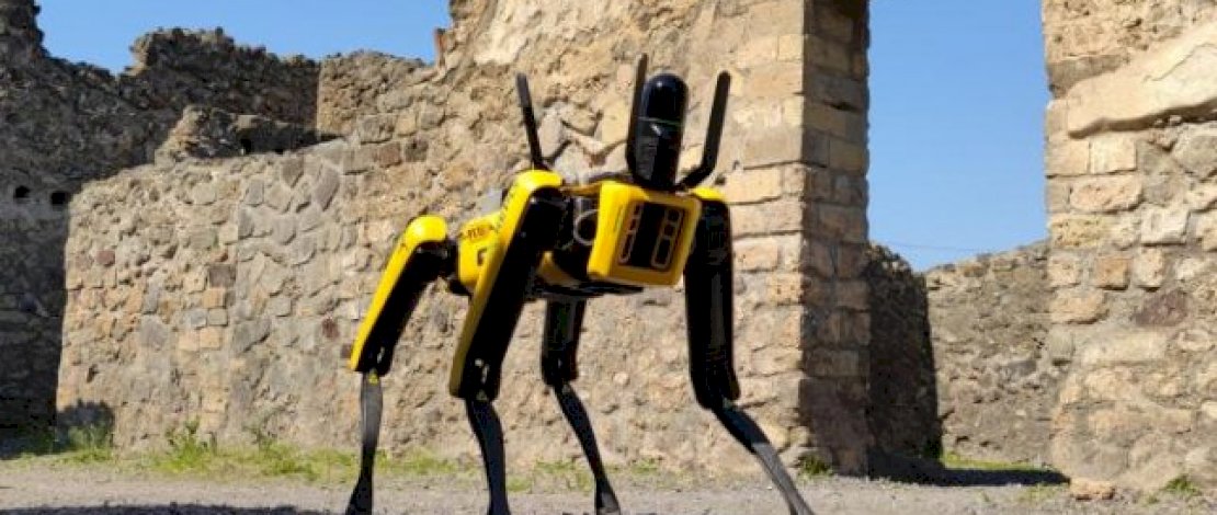 Italia Gunakan Robot Anjing Buat Jaga Situs Kuno