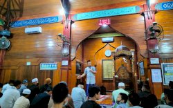 Tarawih Perdana di Mesjid Mako Batalyon C Pelopor, Ini Pesan Danyon Brimob Bone