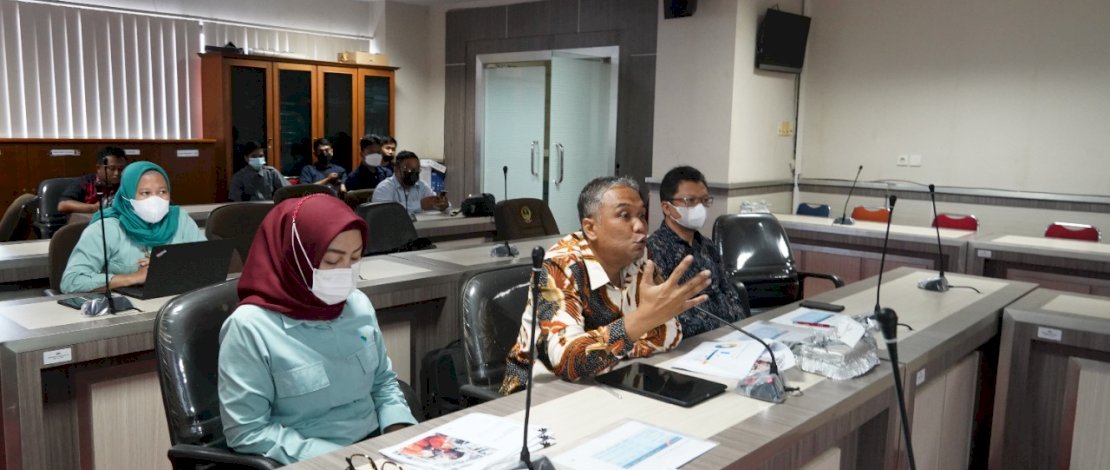 Rapat kerja Komisi C DPRD Sulsel, terkait kontribusi PT Vale ke pemerintah, Senin (04/04/2022).
