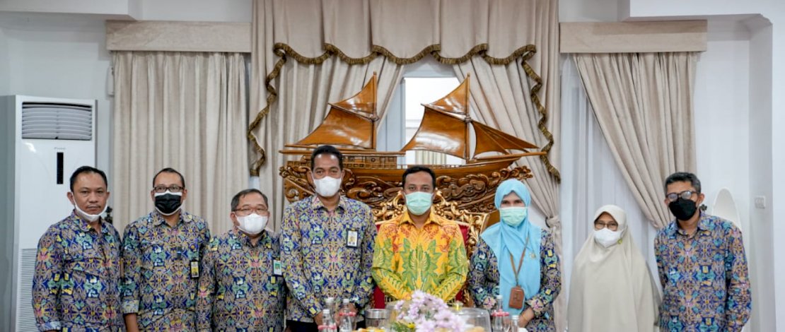 Bahas Program Nasional di Sulsel Tahun 2022, Kepala Balai Lingkup Kementerian PUPR Silaturahmi Ke Gubernur