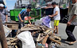 Dikeluhkan Warga, Lurah Gaddong dan RW Setempat Gerak Cepat Atasi Tumpukan Sampah
