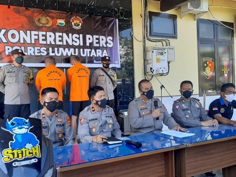 Polres Luwu Utara Bekuk Residivis Curanmor Bersama Puluhan Barang Bukti