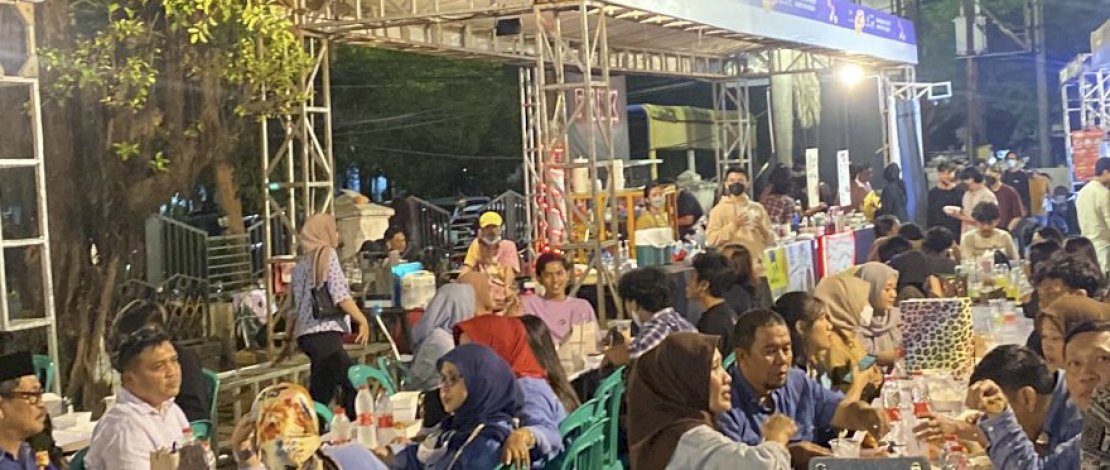 Suasana Reuni di Ramadan Favorit hari pertama yang digelar Prolog Fest bersama Miles Moto Project, 8-30 April 2022. 