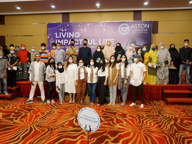 Gandeng Aston Makassar, Yayasan Sahabat Anak Undang 160 Anak Panti Buka Puasa Bersama  